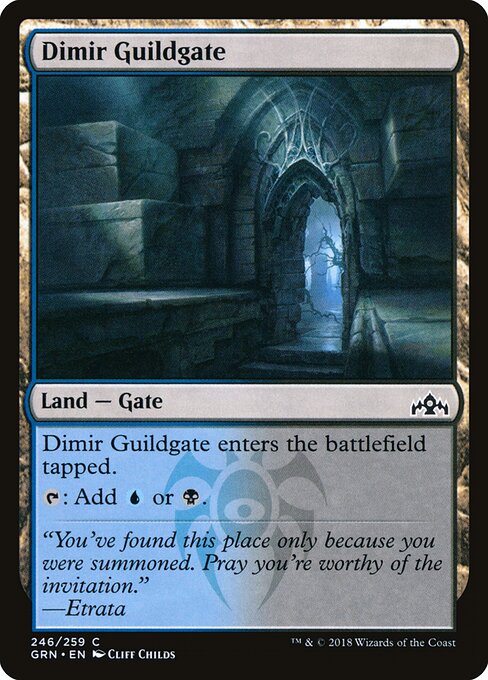 Dimir Guildgate (246) — Front