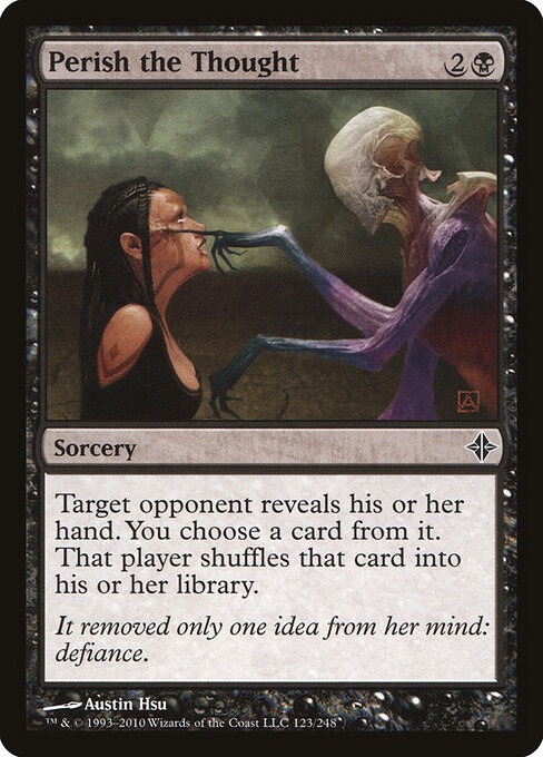 Perish the Thought — Front