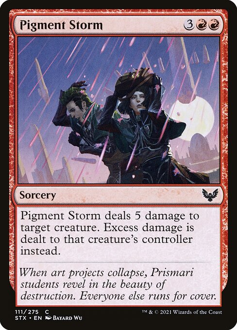 Pigment Storm — Front