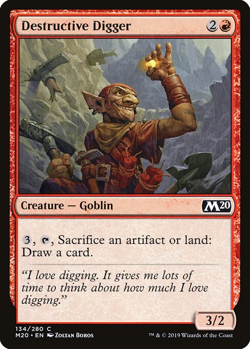 Destructive Digger — Front