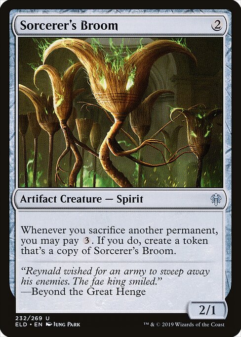 Sorcerer's Broom — Front