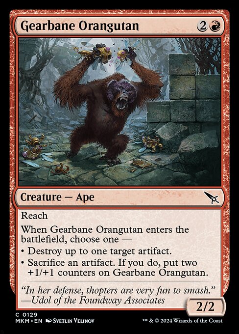 Gearbane Orangutan — Front