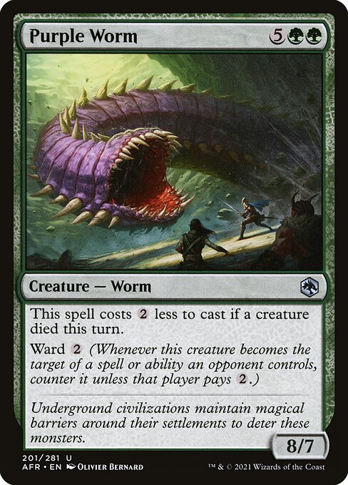 Purple Worm — Front