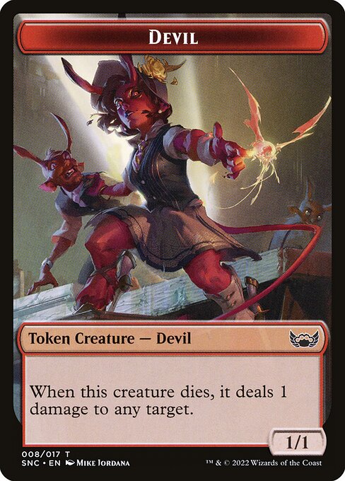 Devil // Spirit Double-sided Token — Front — Devil