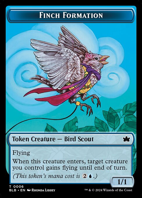 Finch Formation Token — Front
