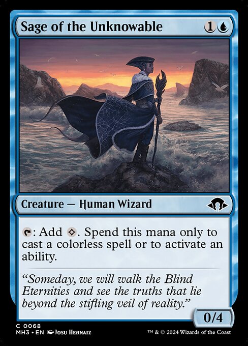 Sage of the Unknowable — Front