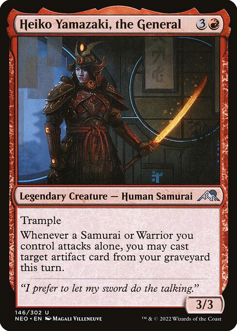 Heiko Yamazaki, the General — Front