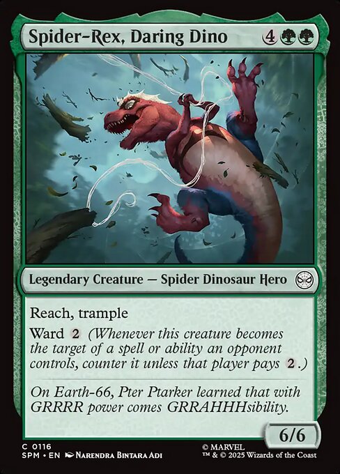Spider-Rex, Daring Dino — Front