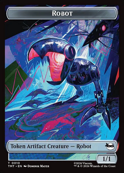 Robot // Mutagen Double-Sided Token — Front — Robot