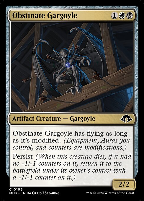 Obstinate Gargoyle — Front