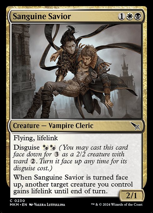 Sanguine Savior — Front