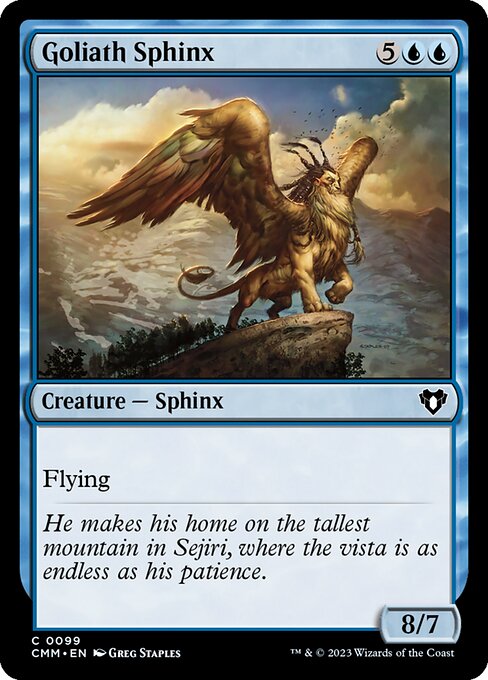 Goliath Sphinx — Front