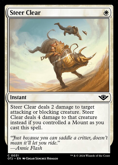 Steer Clear — Front