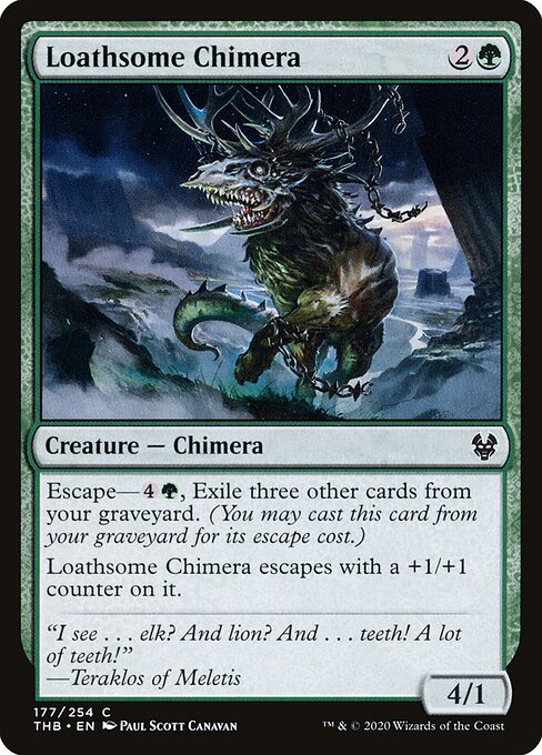 Loathsome Chimera — Front