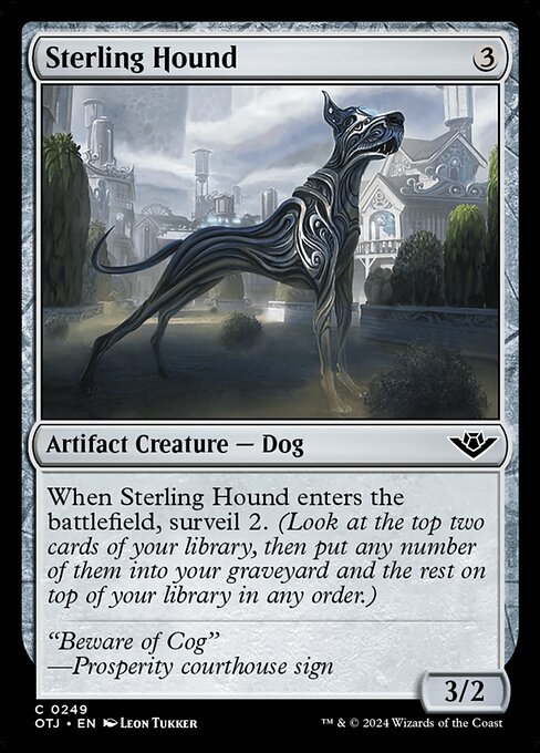 Sterling Hound — Front