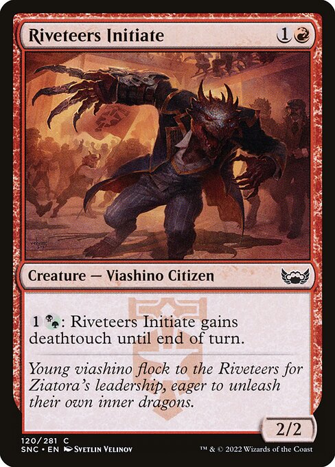 Riveteers Initiate — Front