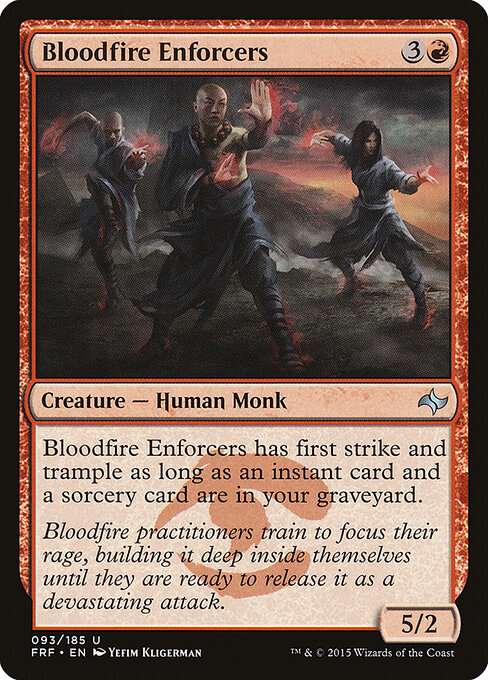 Bloodfire Enforcers — Front