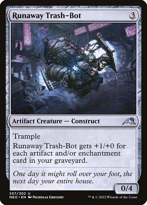 Runaway Trash-Bot — Front