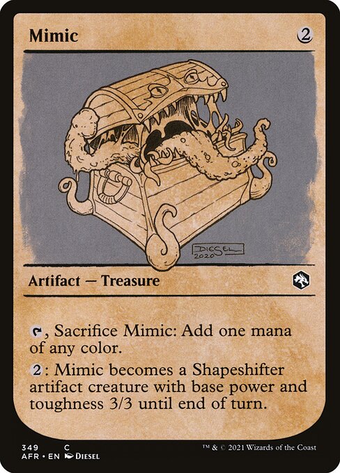 Mimic (Showcase) — Front