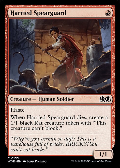 Harried Spearguard — Front