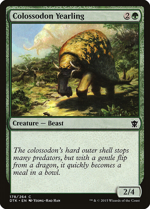 Colossodon Yearling — Front