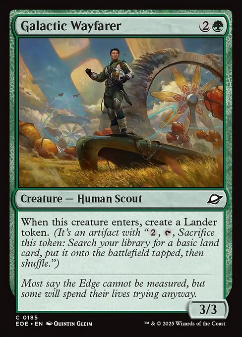 Galactic Wayfarer — Front