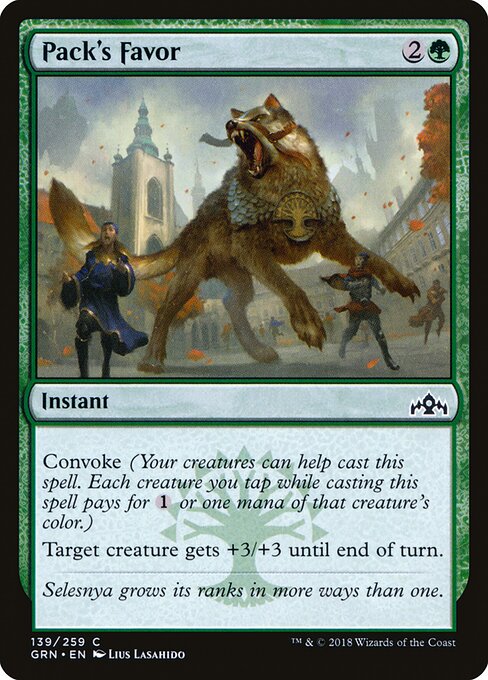 Pack's Favor — Front