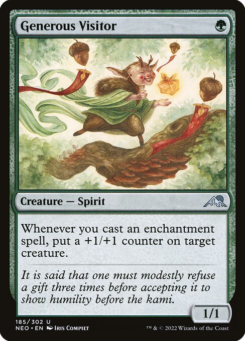 Generous Visitor — Front