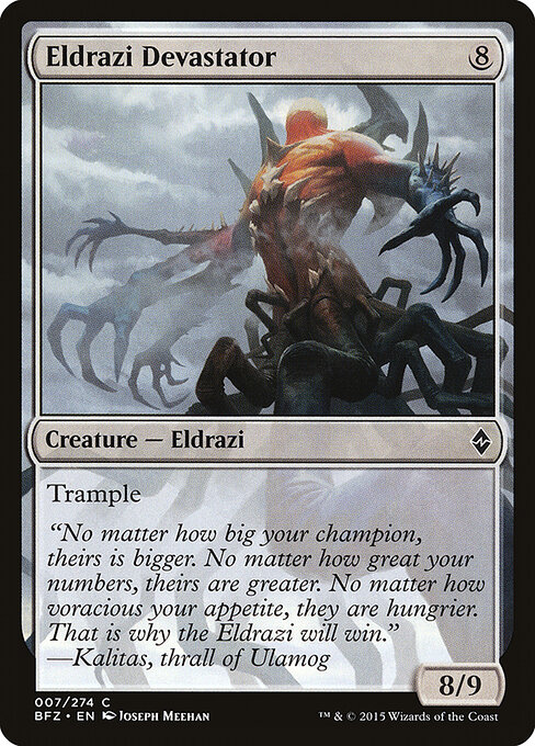 Eldrazi Devastator — Front