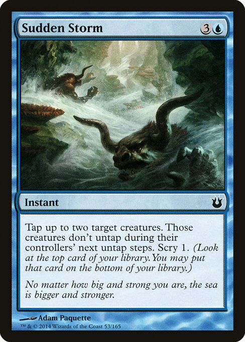 Sudden Storm — Front