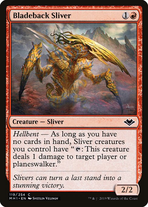 Bladeback Sliver — Front