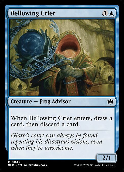 Bellowing Crier — Front