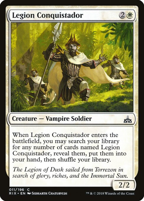 Legion Conquistador — Front