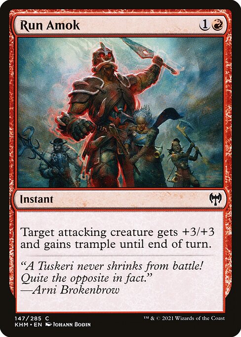 Run Amok — Front