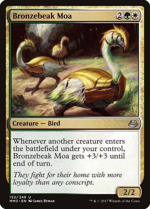 Bronzebeak Moa — Front