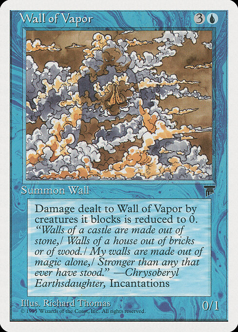 Wall of Vapor — Front