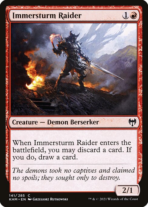 Immersturm Raider — Front
