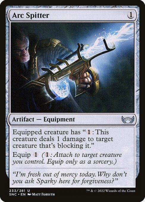 Arc Spitter — Front