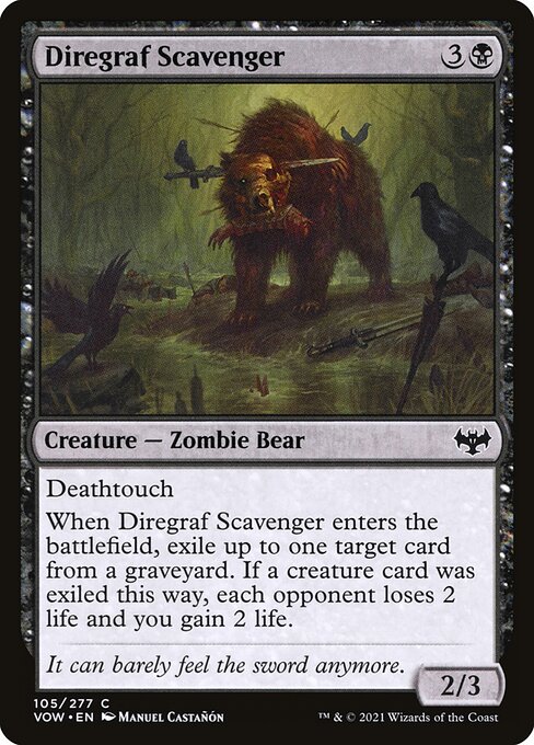 Diregraf Scavenger — Front