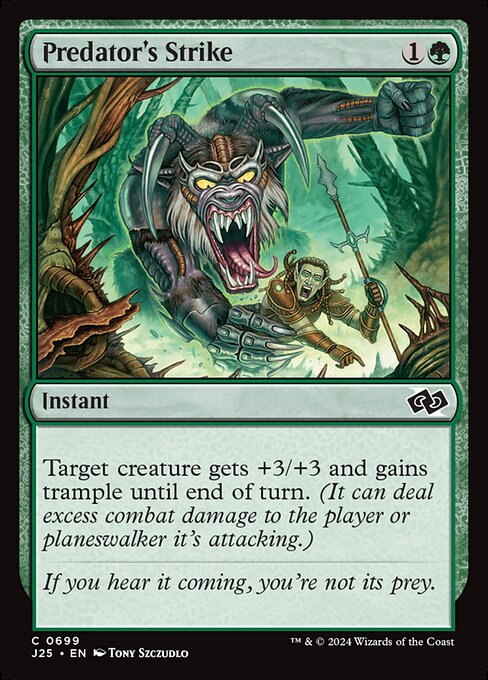 Predator's Strike — Front