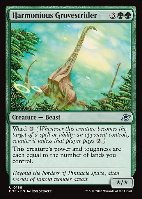 Harmonious Grovestrider — Front