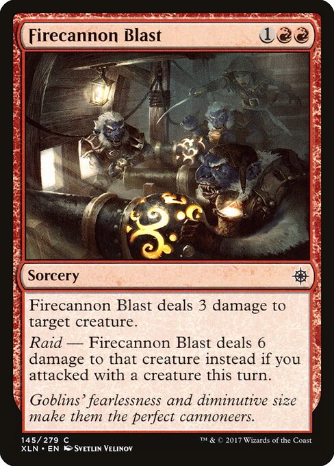 Firecannon Blast — Front