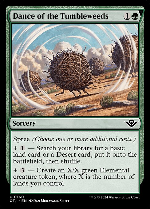 Dance of the Tumbleweeds — Front