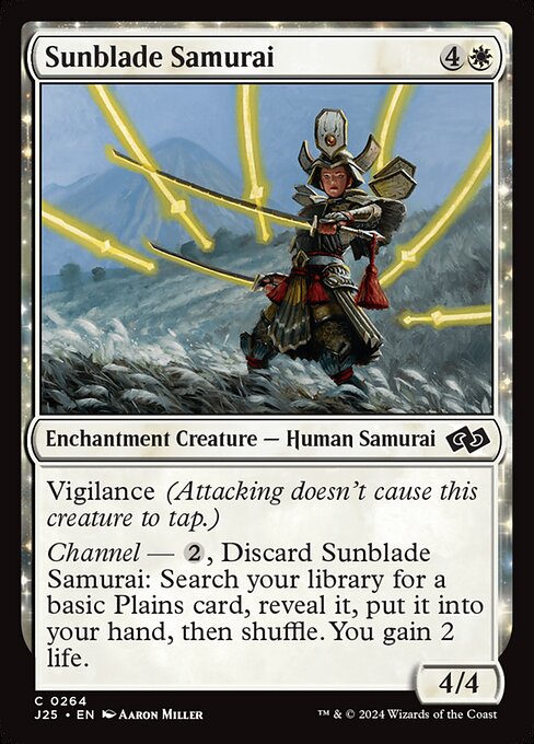 Sunblade Samurai — Front