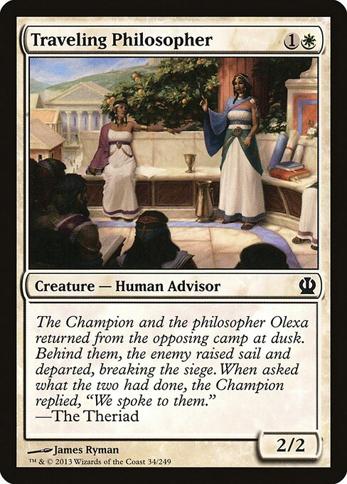 Traveling Philosopher — Front