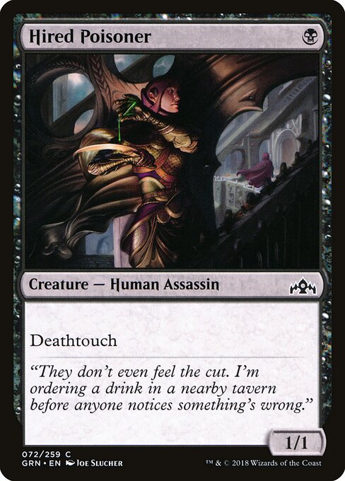 Hired Poisoner — Front