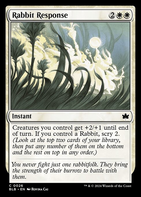Rabbit Response — Front