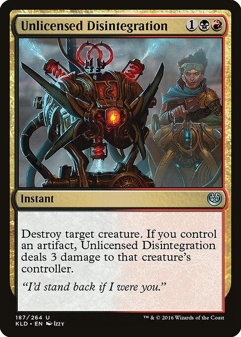 Unlicensed Disintegration — Front