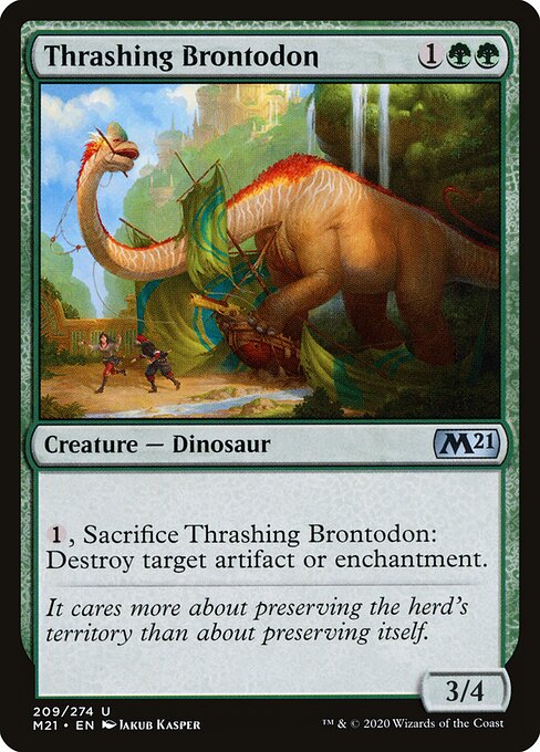 Thrashing Brontodon — Front