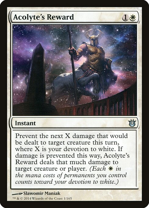 Acolyte's Reward — Front